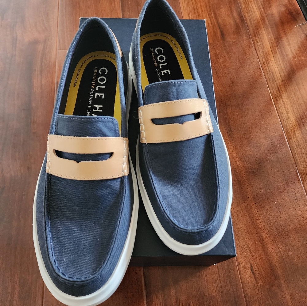 Cole Haan canvas Loafers